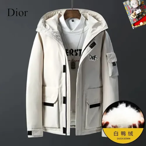Wholesale Christian Dior Down Feather Coat Long Sleeved For Men #1403348 $82.00 USD, Wholesale Quality Replica Christian Dior Down Feather Coat