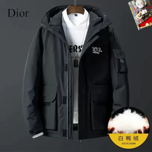 Replica Christian Dior Down Feather Coat Long Sleeved For Men #1403351 $82.00 USD for Wholesale