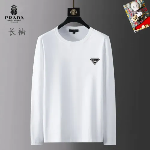 Wholesale Prada T-Shirts Long Sleeved For Unisex #1403373 $34.00 USD, Wholesale Quality Replica Prada T-Shirts