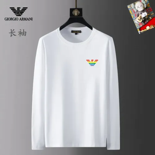 Wholesale Armani T-Shirts Long Sleeved For Unisex #1403424 $34.00 USD, Wholesale Quality Replica Armani T-Shirts