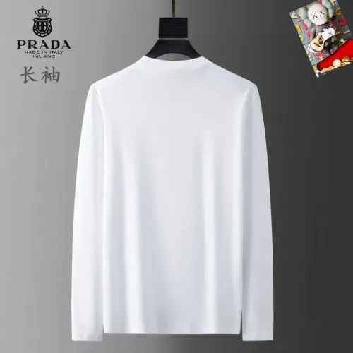 Replica Prada T-Shirts Long Sleeved For Unisex #1403442 $34.00 USD for Wholesale
