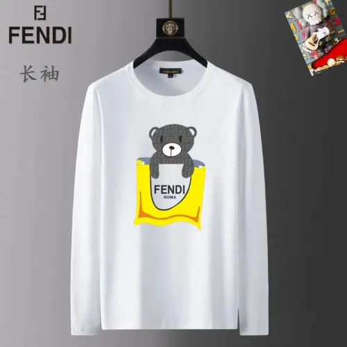 Wholesale Fendi T-Shirts Long Sleeved For Unisex #1403444 $34.00 USD, Wholesale Quality Replica Fendi T-Shirts