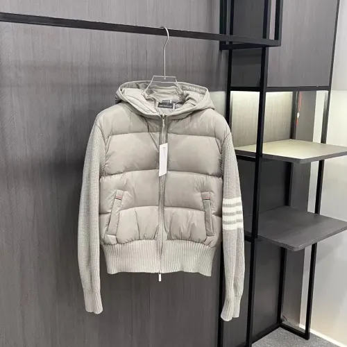 Wholesale Thom Browne Down Feather Coat Long Sleeved For Women #1403455 $132.00 USD, Wholesale Quality Replica Thom Browne Down Feather Coat
