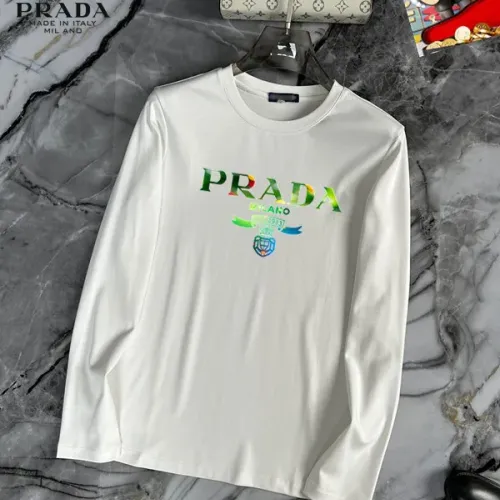 Wholesale Prada T-Shirts Long Sleeved For Unisex #1403469 $34.00 USD, Wholesale Quality Replica Prada T-Shirts