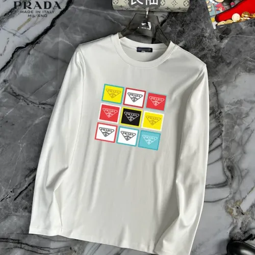 Wholesale Prada T-Shirts Long Sleeved For Unisex #1403479 $34.00 USD, Wholesale Quality Replica Prada T-Shirts