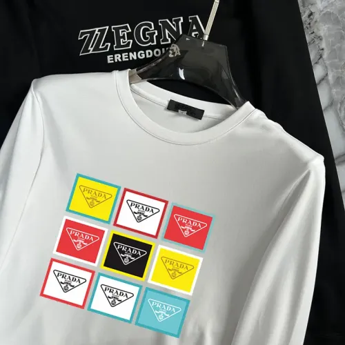 Replica Prada T-Shirts Long Sleeved For Unisex #1403479 $34.00 USD for Wholesale