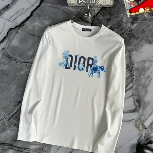 Wholesale Christian Dior T-Shirts Long Sleeved For Unisex #1403487 $34.00 USD, Wholesale Quality Replica Christian Dior T-Shirts