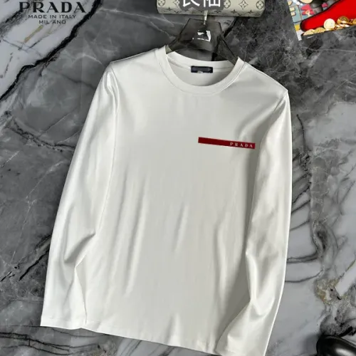 Wholesale Prada T-Shirts Long Sleeved For Unisex #1403501 $34.00 USD, Wholesale Quality Replica Prada T-Shirts