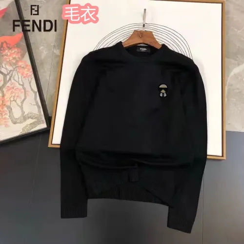 Wholesale Fendi Sweaters Long Sleeved For Men #1403607 $42.00 USD, Wholesale Quality Replica Fendi Sweaters