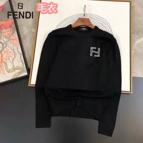 Wholesale Fendi Sweaters Long Sleeved For Men #1403624 $42.00 USD, Wholesale Quality Replica Fendi Sweaters