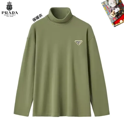 Wholesale Prada T-Shirts Long Sleeved For Men #1403666 $40.00 USD, Wholesale Quality Replica Prada T-Shirts