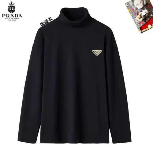 Wholesale Prada T-Shirts Long Sleeved For Men #1403668 $40.00 USD, Wholesale Quality Replica Prada T-Shirts