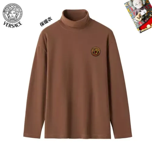 Wholesale Versace T-Shirts Long Sleeved For Men #1403671 $40.00 USD, Wholesale Quality Replica Versace T-Shirts
