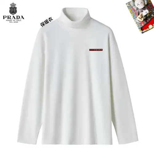 Wholesale Prada T-Shirts Long Sleeved For Men #1403729 $40.00 USD, Wholesale Quality Replica Prada T-Shirts