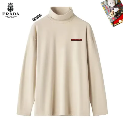 Wholesale Prada T-Shirts Long Sleeved For Men #1403730 $40.00 USD, Wholesale Quality Replica Prada T-Shirts