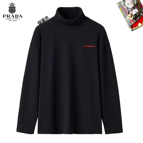 Wholesale Prada T-Shirts Long Sleeved For Men #1403734 $40.00 USD, Wholesale Quality Replica Prada T-Shirts