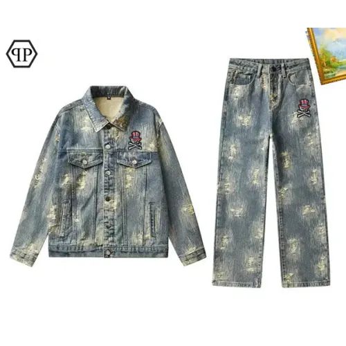 Wholesale Philipp Plein PP Tracksuits Long Sleeved For Men #1403864 $100.00 USD, Wholesale Quality Replica Philipp Plein PP Tracksuits