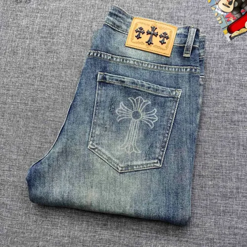Wholesale Chrome Hearts Jeans For Men #1403886 $48.00 USD, Wholesale Quality Replica Chrome Hearts Jeans