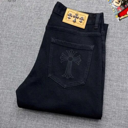 Wholesale Chrome Hearts Jeans For Men #1403887 $48.00 USD, Wholesale Quality Replica Chrome Hearts Jeans