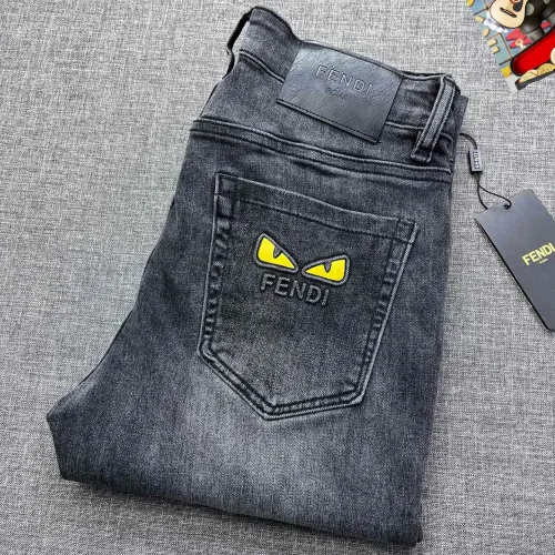 Wholesale Fendi Jeans For Men #1403893 $48.00 USD, Wholesale Quality Replica Fendi Jeans