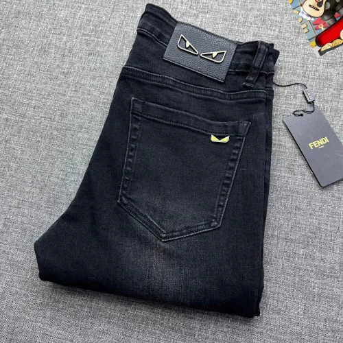 Wholesale Fendi Jeans For Men #1403895 $48.00 USD, Wholesale Quality Replica Fendi Jeans