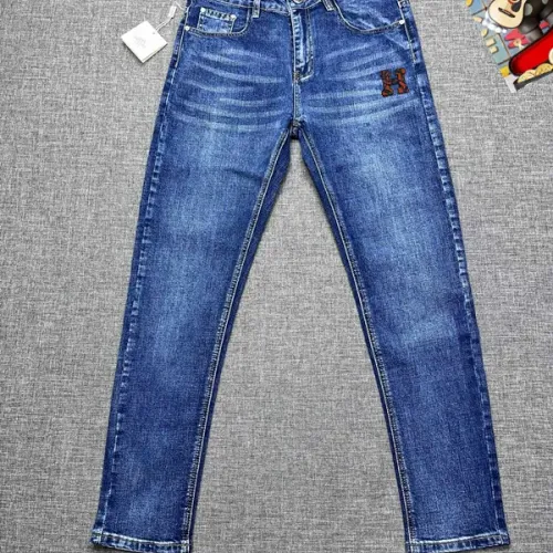 Replica Hermes Jeans For Men #1403900 $48.00 USD for Wholesale