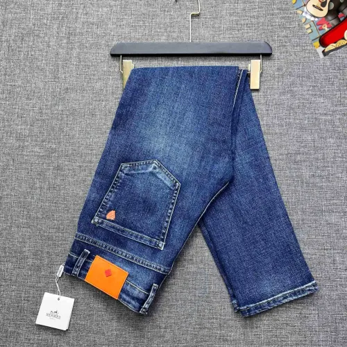 Replica Hermes Jeans For Men #1403900 $48.00 USD for Wholesale