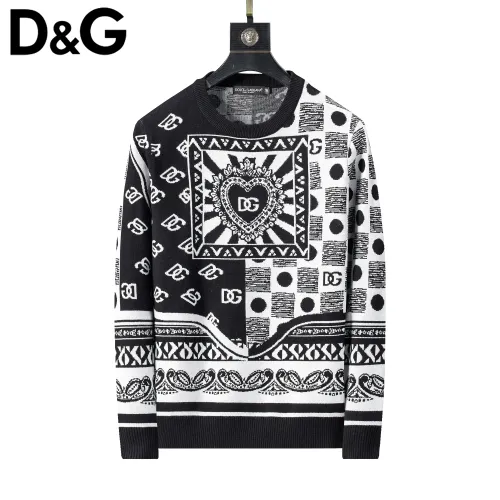 Wholesale Dolce &amp; Gabbana D&amp;G Sweaters Long Sleeved For Men #1403959 $45.00 USD, Wholesale Quality Replica Dolce &amp; Gabbana D&amp;G Sweaters
