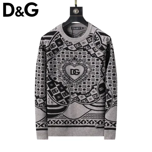 Wholesale Dolce &amp; Gabbana D&amp;G Sweaters Long Sleeved For Men #1403966 $45.00 USD, Wholesale Quality Replica Dolce &amp; Gabbana D&amp;G Sweaters