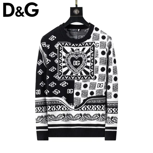 Wholesale Dolce &amp; Gabbana D&amp;G Sweaters Long Sleeved For Men #1403967 $45.00 USD, Wholesale Quality Replica Dolce &amp; Gabbana D&amp;G Sweaters