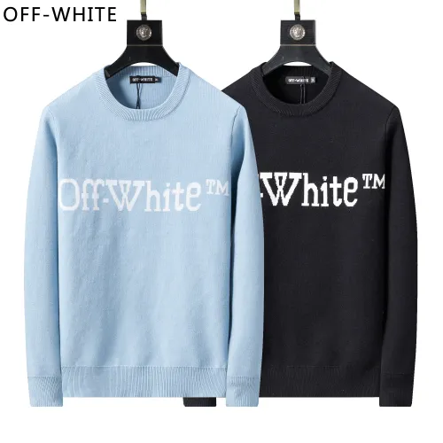 Replica Off-White Sweaters Long Sleeved For Men #1403971 $45.00 USD for Wholesale
