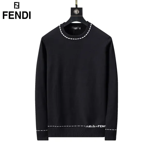Wholesale Fendi Sweaters Long Sleeved For Men #1404002 $45.00 USD, Wholesale Quality Replica Fendi Sweaters