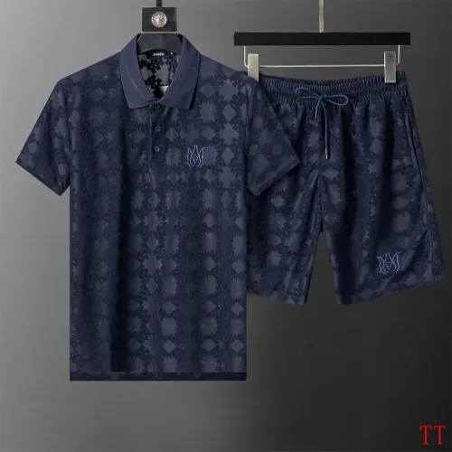 Wholesale Amiri Tracksuits Short Sleeved For Men #1404013 $68.00 USD, Wholesale Quality Replica Amiri Tracksuits