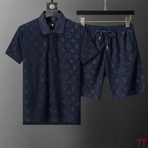 Wholesale Louis Vuitton LV Tracksuits Short Sleeved For Men #1404057 $68.00 USD, Wholesale Quality Replica Louis Vuitton LV Tracksuits