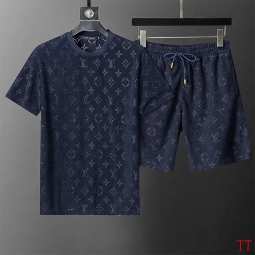 Wholesale Louis Vuitton LV Tracksuits Short Sleeved For Men #1404063 $60.00 USD, Wholesale Quality Replica Louis Vuitton LV Tracksuits