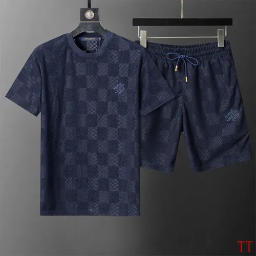 Wholesale Louis Vuitton LV Tracksuits Short Sleeved For Men #1404070 $60.00 USD, Wholesale Quality Replica Louis Vuitton LV Tracksuits