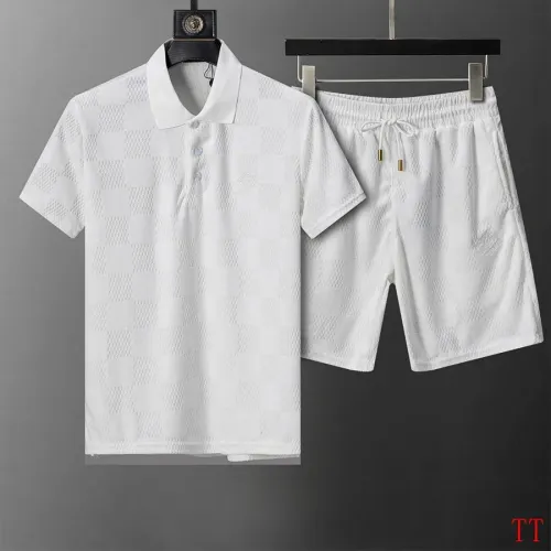 Wholesale Louis Vuitton LV Tracksuits Short Sleeved For Men #1404072 $68.00 USD, Wholesale Quality Replica Louis Vuitton LV Tracksuits
