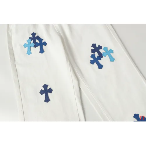 Replica Chrome Hearts Jeans For Men #1404163 $60.00 USD for Wholesale