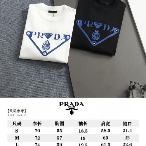 Replica Prada T-Shirts Short Sleeved For Unisex #1404262 $42.00 USD for Wholesale