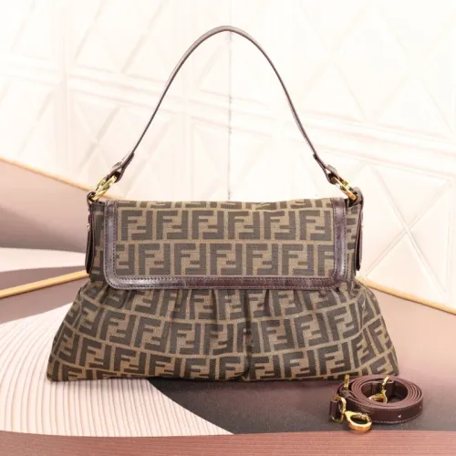 Wholesale Fendi AAA Quality Shoulder Bags For Women #1404288 $92.00 USD, Wholesale Quality Replica Fendi AAA Quality Shoulder Bags