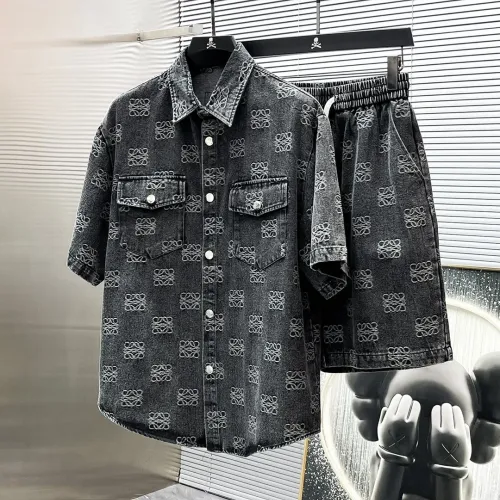 Wholesale LOEWE Tracksuits Short Sleeved For Men #1404304 $82.00 USD, Wholesale Quality Replica LOEWE Tracksuits