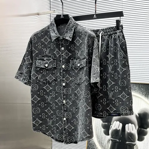 Wholesale Louis Vuitton LV Tracksuits Short Sleeved For Men #1404306 $82.00 USD, Wholesale Quality Replica Louis Vuitton LV Tracksuits