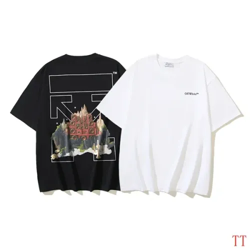 Replica Off-White T-Shirts Short Sleeved For Unisex #1404485 $29.00 USD for Wholesale
