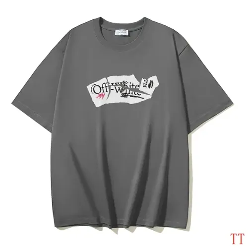 Wholesale Off-White T-Shirts Short Sleeved For Unisex #1404502 $32.00 USD, Wholesale Quality Replica Off-White T-Shirts
