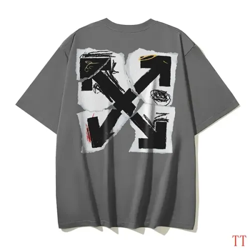 Replica Off-White T-Shirts Short Sleeved For Unisex #1404502 $32.00 USD for Wholesale