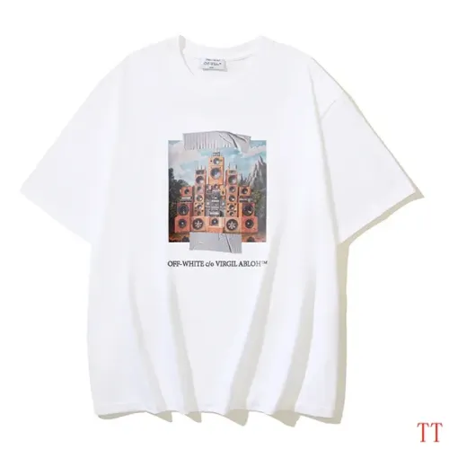 Wholesale Off-White T-Shirts Short Sleeved For Unisex #1404504 $32.00 USD, Wholesale Quality Replica Off-White T-Shirts