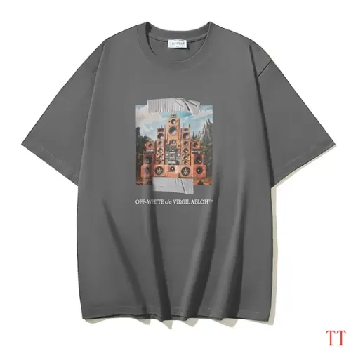 Wholesale Off-White T-Shirts Short Sleeved For Unisex #1404505 $32.00 USD, Wholesale Quality Replica Off-White T-Shirts