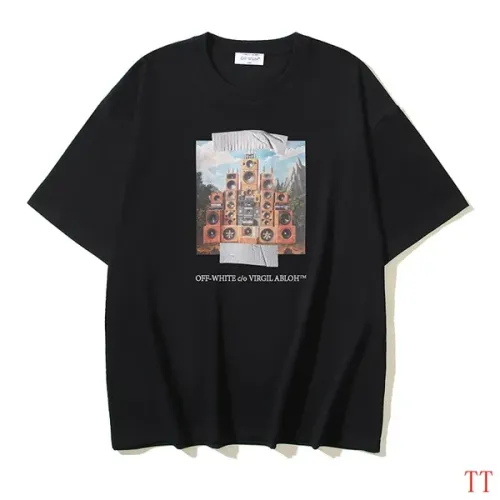 Wholesale Off-White T-Shirts Short Sleeved For Unisex #1404506 $32.00 USD, Wholesale Quality Replica Off-White T-Shirts
