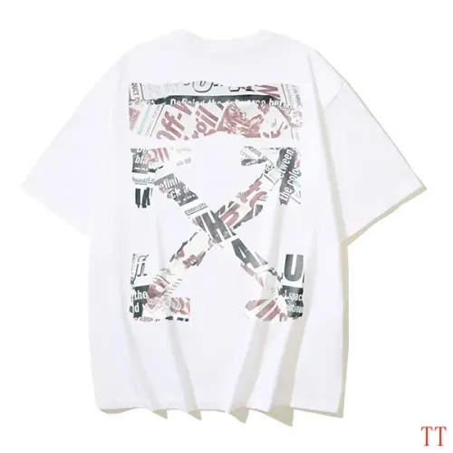 Wholesale Off-White T-Shirts Short Sleeved For Unisex #1404514 $29.00 USD, Wholesale Quality Replica Off-White T-Shirts