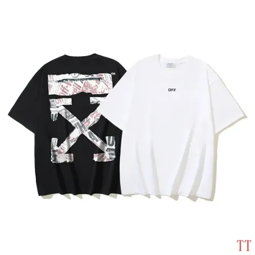 Replica Off-White T-Shirts Short Sleeved For Unisex #1404514 $29.00 USD for Wholesale